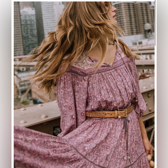 Spell and the Gypsy Dahlia Gown Mulberry - Picture 3 of 9